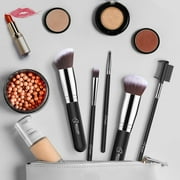 Bestope 16 Pcs Premium Synthetic Foundation Blending Face Powder Blush Concealers Eye Shadows Make Up Brushes Kit Best Gift for Christmas/ThanksGiving（Sliver）