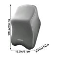 thumbnail image 3 of CxhicLuv Car Neck Pillow Auto Cervical Support Adjustable Elastic Breathable Knitted Fabric Vehicle Comfort Accessories Neck Pain Relief Sedentary People Drivers, Gray, 3 of 6
