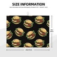 thumbnail image 3 of Dish Drying Mat, Cute Hamburger Black Absorbent Microfiber Kitchen Mat, Heat Resistant Drying Mat Kitchen Counter for Dishes, Utensils, Pots, Pans, Drainer Mats 18x24in, 3 of 7