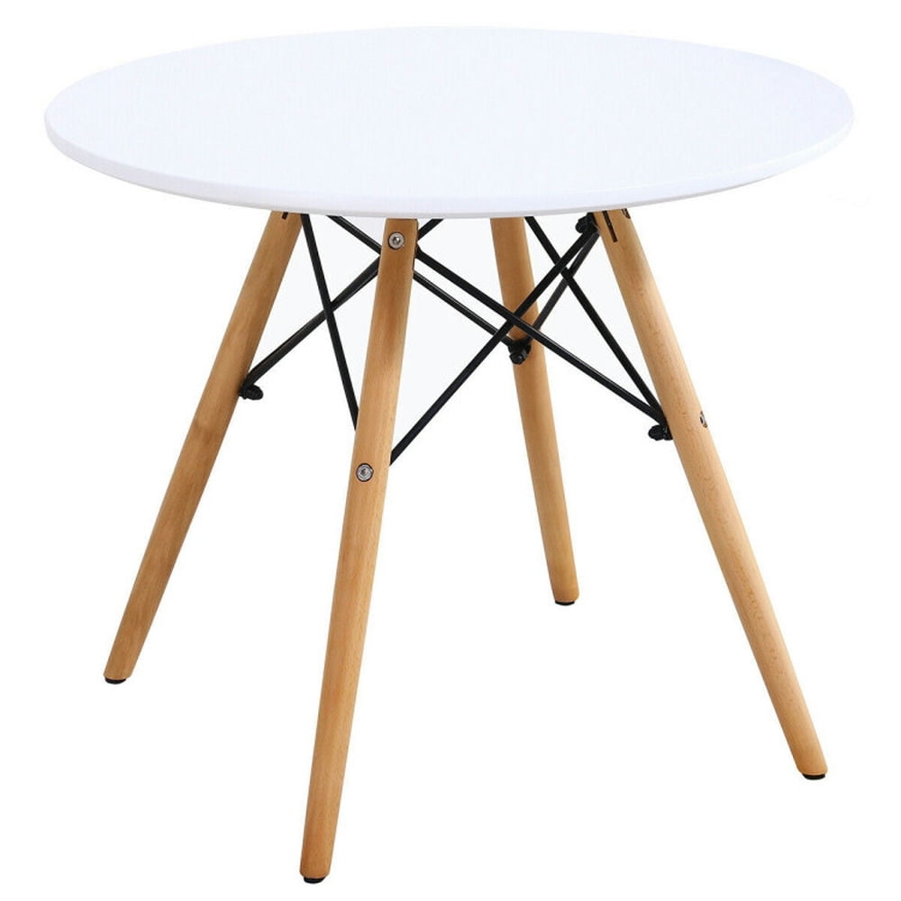 Barara King Toddler Table Chairs Set,Kids Play Table Set,3 Pieces Kid's Modern Round Table Chair Set
