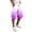 Light Purple@GC@, variant on CONZONE Mens Cargo Shorts Gradient Color Straight Leg Cargo Shorts for Men Lightweight Relaxed Fit Outdoor Workout Shorts With Pockets