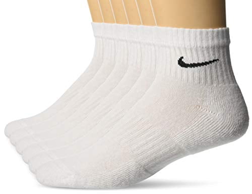 white nike socks short
