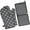 Dachshund, variant on German Shepherd Dog and Flower Kitchen Oven Mitt and Pot Holder Sets 2 Pcs for Baking, Cooking and Grilling, Heat Resistant Up To 392 °F