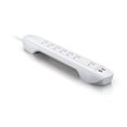 thumbnail image 2 of 360 Electrical Idealist 7 Outlet Surge Protector with 2x 2.4-amp USB Ports and 6-ft Cord - White, 2 of 2