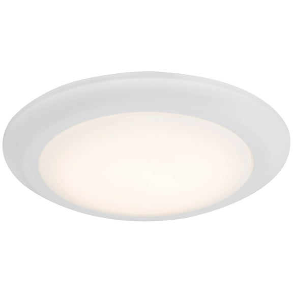 Boston Harbor CL006AC1215-16 Flush Mount Ceiling Fixture, 120 V, 17 W, 1-Lamp, LED Lamp, 1200 Lumens, White Fixture