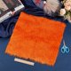 thumbnail image 5 of Muestra de tela de mohair naranja de 40 x 40 cm (15,75 x 15,75 pulgadas), patrón liso, 100% poliéster. Ideal para cosplay, manualidades, disfraces y decoración., 5 of 9
