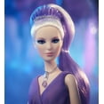 thumbnail image 3 of Barbie Crystal Fantasy Collection Amethyst Doll with Genuine Stone Necklace, 3 of 6