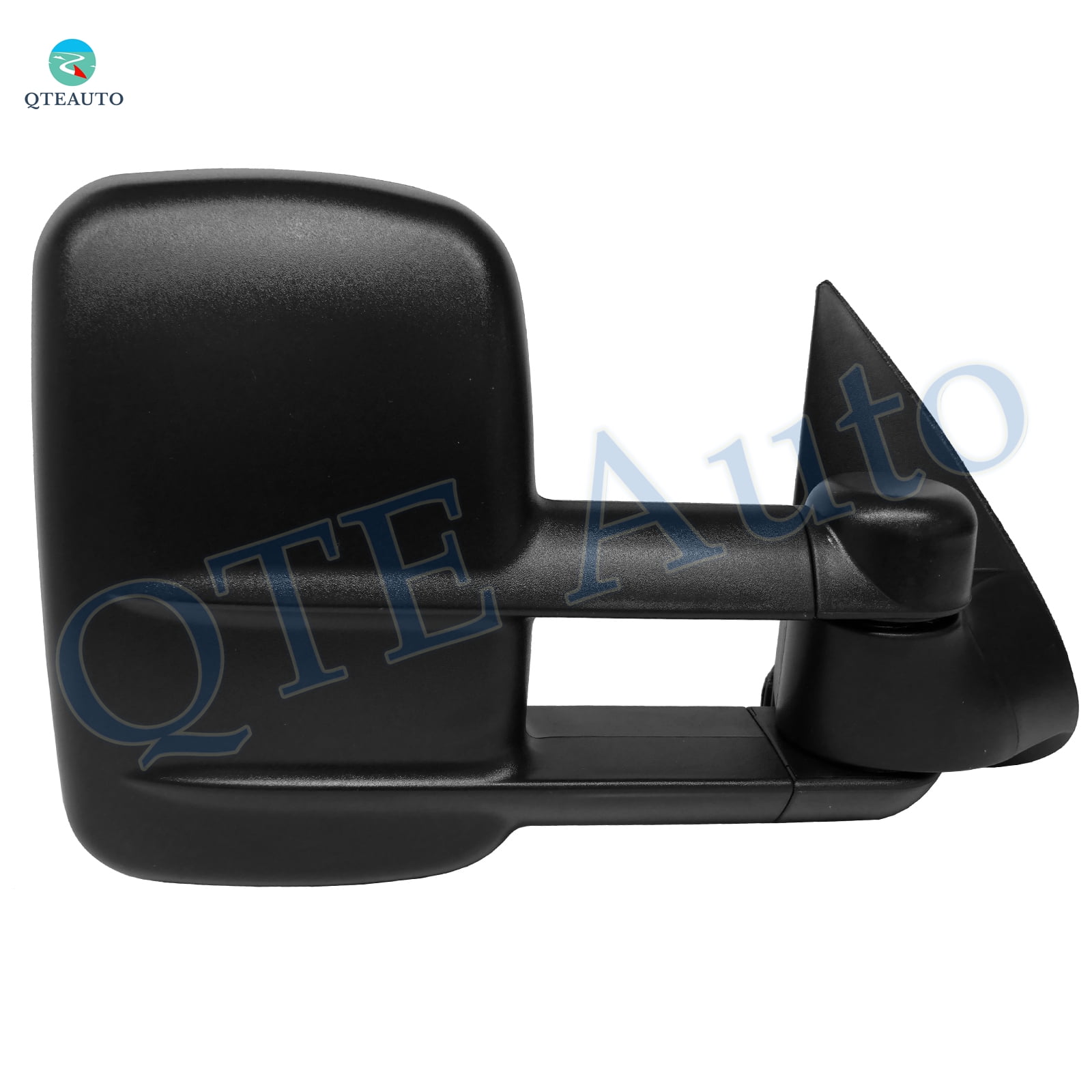 Driver & Passenger Side Mirrors, Left-Right Power Heated Textured Black Manual Folding For 2000-2006 Chevrolet Tahoe, Door Mirror Pair of 2