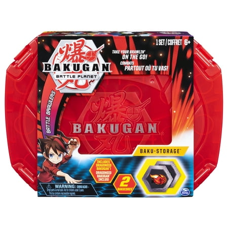 Bakugan, Baku-storage Case (Red) for Bakugan Collectible Action Figures, for Ages 6 and (Best Bakugan In The World)