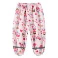 thumbnail image 2 of Loopsun Boys Girls Rain Pants, Children's Flat Waisted Four Season Thin Rain Pants Waterproof Pants Pink 5-6 Years, 2 of 3