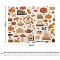 thumbnail image 2 of Autumn Harvest Cozy Pattern Blanket Soft Throw Warm Lightweight Plush Blanket for Couch Bed Sofa, 2 of 6