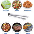 thumbnail image 3 of Ice tongs for ice buckets, serving tongs, bar tongs, stainless steel, 3 of 5