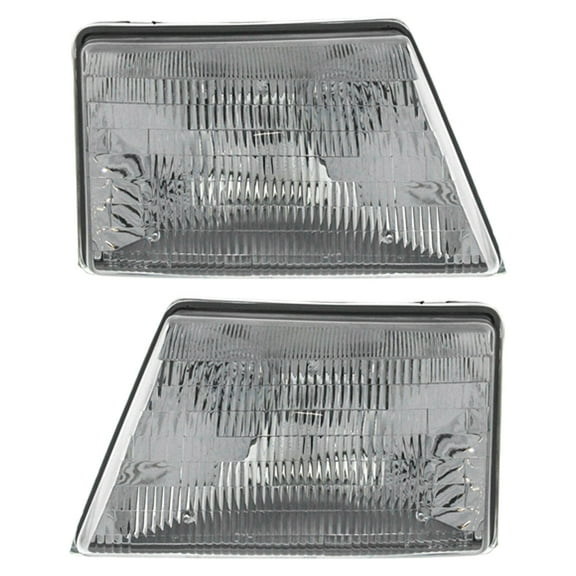 New Pair Of Headlights Compatible With Ford Ranger Xlt Extended Cab Pickup 1998 1999 2000 By Part Numbers Fo2503151 Fo2502151 F87Z13008Eb
