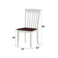 thumbnail image 3 of Set of 4 Elegant Side Chair, Upholstered Dining Chairs with High Back, Decorative Home Furniture (White), 3 of 6