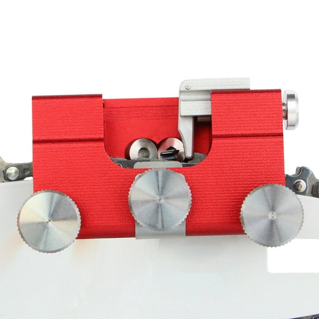 Maoww Manual Chainsaw Sharpener Kit Universal Replacement for Garden Tools Red
