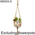thumbnail image 4 of SPRING PARK Indoor Macrame Plant Hanger Basket Cotton Rope Pots Holder Hanging Garden Decor, 4 of 6