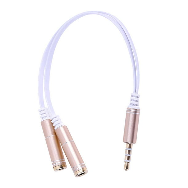 Tmvgtek Adaptador De Cable Divisor Y De Audio Estéreo De 3,5 Mm Macho A 2 Hembra Para Auriculares Mic Tmvgtek Componentes de Computadoras