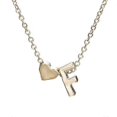 thumbnail image 1 of Gargantilla con colgante de cadena y letras en forma de corazón para mujer, collar de joyería para mujer --- Código de producto 51475, 1 of 1