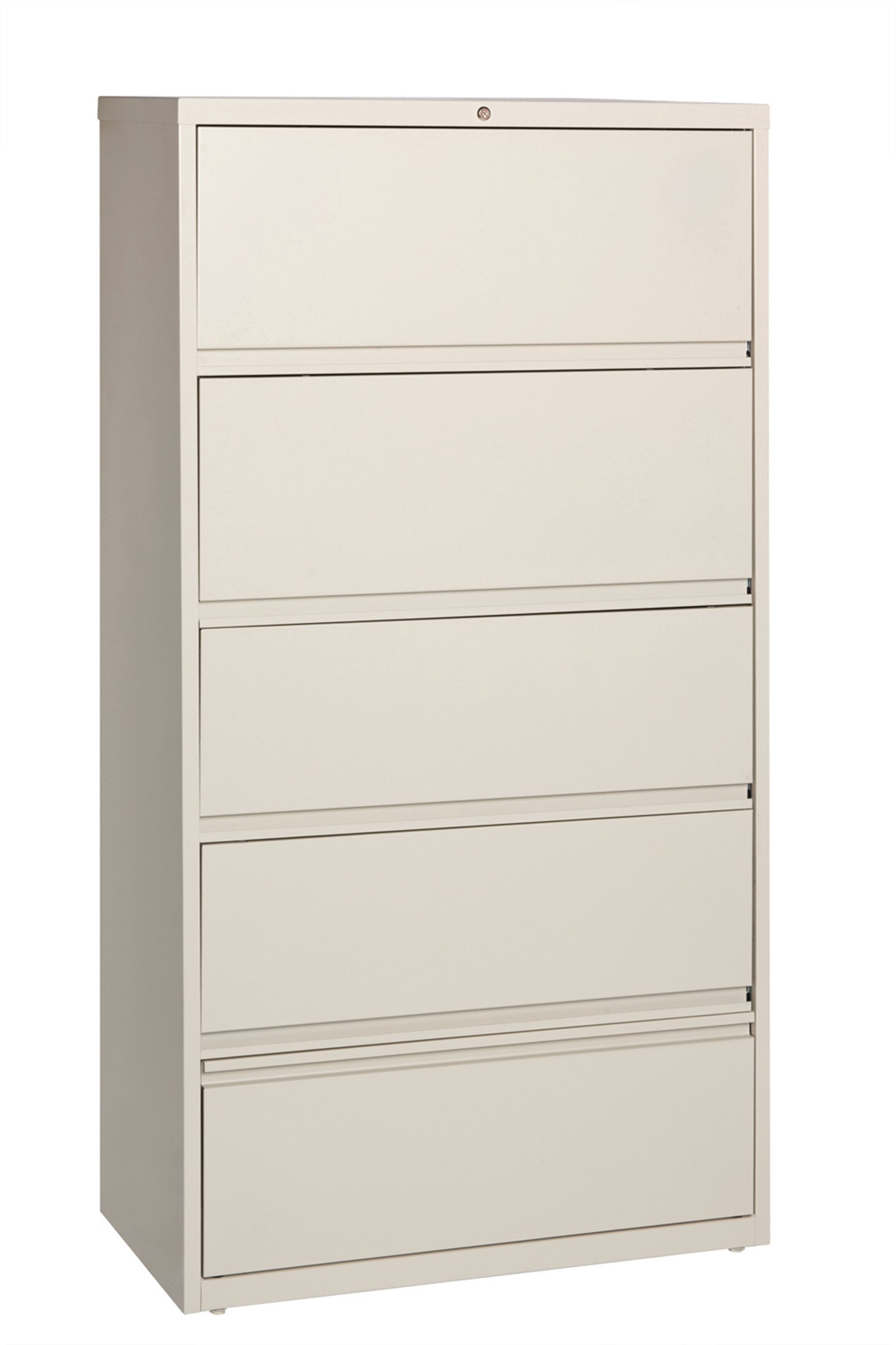 Hirsh 36in Wide HL10000 Series 5 Drawer Lateral File with Roll