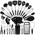 thumbnail image 1 of 40PCs Silicone Cooking Utensils Set 446&acirc; Heat Resistance, RFAQK BPA Free Kitchen Utensils Set for Nonstick Cookware, Gadgets Includes Can Opener, 1 of 7
