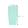 thumbnail image 3 of Silicone Heat Resistant Travel Mat Pouch for Curling Iron Hair Straightener Flat Iron and Hair Styling Tool (Green), 3 of 9