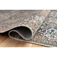 Chris Loves Julia x Loloi Jules Denim/Spice 9'6" x 14' Area Rug