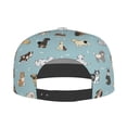 thumbnail image 4 of Gaeub Dog Pets Flat Bill Snapback Hats Baseball Caps with Adjustable for Running Workouts and Outdoor Activities, 4 of 9