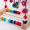 thumbnail image 1 of Wooden Bead Maze Roller Coaster Educational Circle Toy Coordination Ability Practicing Fine Carving For Toddlers ANGGREK Otros, 1 of 5
