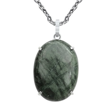Ocean Jasper Stone - 105 Ct. Ocean Jasper Stone Stylish Pendant 925 Sterling Silver By Orchid Jewelry