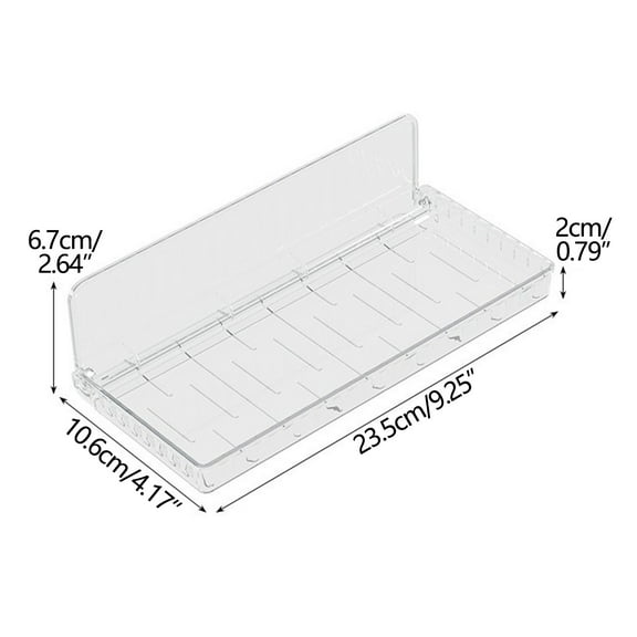 Tainini Clear Acrylic Floating Shelf, Foldable Invisible Wall Mounted Shelf For Cosmetics, Models, Bathroom Towels And Other Small Organisers