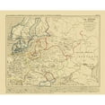 thumbnail image 3 of Houze 14x12 Black Modern Framed Museum Art Print Titled - Europe Russia Poland Scandinavia - Houze 1850, 3 of 5
