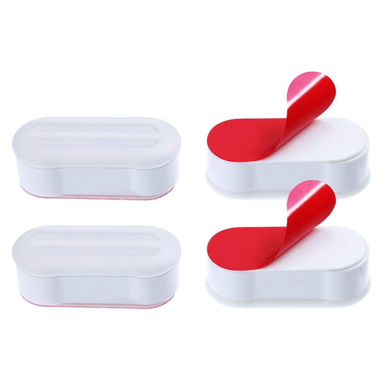 4Pcs Toilet Seat Buffers Bumpers Adhesive Anti-Slip Stoppers For WC Covers 