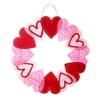 Randolph Wreaths For Front Door Valentine Day Wreath Decorations Outdoor Indoor Heart Shaped Wreath For Party Artificial Hanging Heart Decor