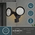 thumbnail image 5 of Bronze Motion Sensor Dusk to Dawn Outdoor Security Flood Light - 180 Degree Range - 70 Ft., 5 of 14