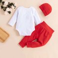 thumbnail image 4 of Conjunto De Canastilla Para El Día De San Valentín Para Bebés, Monos Para Niñas, Camisa De Manga Larga Para Primavera Y Otoño, Mono, Pantalones, Sombrero, Traje Odeerbi LM103-5483, 4 of 9