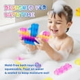 thumbnail image 3 of 40 PCS Sensory Soft Building Blocks for Toddlers, Kids Montessori Squishy Stacking Toy Set for Early Learning, 3 of 10