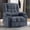 Blue, variant on Ywen Massage Swivel Rocker Recliner Chair with Vibration Massage and Heat Ergonomic Lounge Chair for Living Room with Rocking Function and Side Pocket, 2 Cup Holders, USB Charge Port