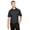 Black Heather, variant on Devon & Jones DG22 Men's CrownLux Performance Address Mélange Polo-Black Heather-2XL