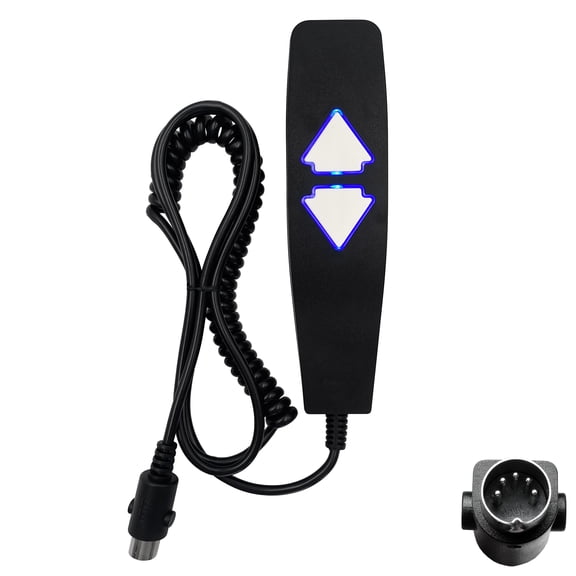 2 Button 5 pin Remote Hand Control Replacement with USB A C Ports and Backlight for Electric Recliner Sofa Lift Chairs