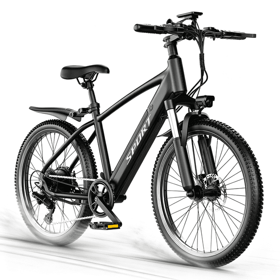 KAZEFLOW F28 Electric Mountain Bike for Adults, 26", 750W Motor, Max 20MPH, 48V 15Ah Removable Battery, 7‑Speed, Front Suspension, Class 2,UL 2849 Certified