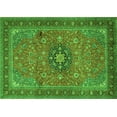thumbnail image 1 of Ahgly Company Indoor Rectangle Medallion Green Traditional Area Rugs, 5' x 8', 1 of 1