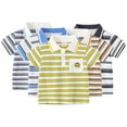 thumbnail image 2 of YTDSCS Kids Boys Summer T-Shirt Little Boys Short Sleeve Striped TShirt Tee Soft Lapel Tees for 2-12Y, 2 of 9
