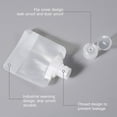 thumbnail image 3 of 12 Pcs Stand-up Empty Packaging Bags Portable Travel Liquid Clear Plastic Empty Packaging Bag, 3 of 9