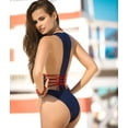 thumbnail image 2 of Women's Mapale 6917 Nautical Stripe One Piece Swimsuit (Navy Stripes L), 2 of 2