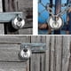 thumbnail image 3 of Set Of 4 Stainless Steel Security Circular Padlocks, Rust Resistant Disc Padlocks, 3 of 4