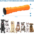 thumbnail image 2 of LECHONG Durable Dog Chew Toys for Aggressive Chewers, Squeaky Dog Toys for Small and Medium Breeds, Orange, 2 of 3