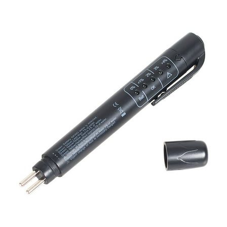 KINGBOLEN Cars Brake Fluid Tester Pen for DOT3 DOT4 DOT5, Automotive Brake Oil Moisture Analyzer Vehicle Diagnostic Tool