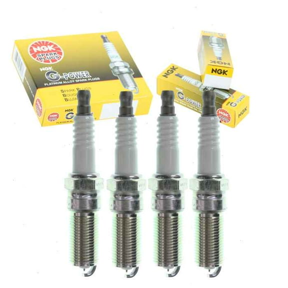 4 pc NGK G-Power Spark Plugs compatible with Lincoln MKZ 2.0L 2.5L L4 2011-2020
