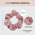 thumbnail image 2 of Kitsch Matte Hair Scrunchies, 5 Pack (Pink), 2 of 11