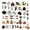 Style A 50PCS, variant on 50PCS Halloween Charms, Assorted Bat Pumpkin Enamel Charm Pendants Halloween Charms for Jewelry Making Bracelet Necklace Earrings DIY Crafts Gifts